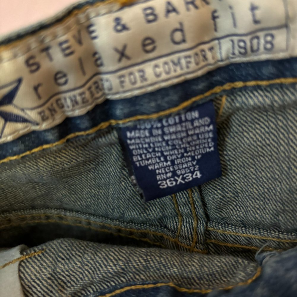 Steve & Barry's Relaxed Fit Jeans 36 x 34‎ - Picture 15 of 15
